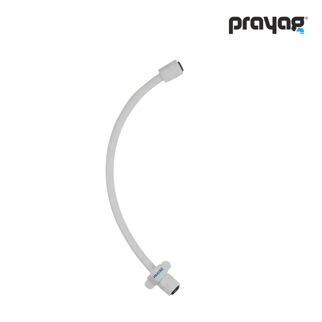 30 inch Connection/Led Pipe with Nut, Collar Bush & Spanner (Pack of 2 Pcs) - By Prayag