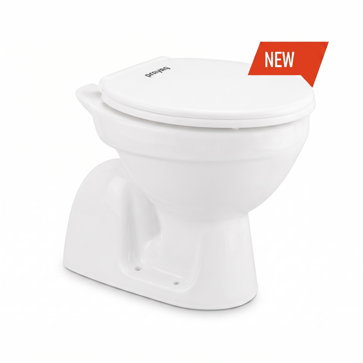 Glaze Concealed EWC Toilet (S-Trap) - Prayag
