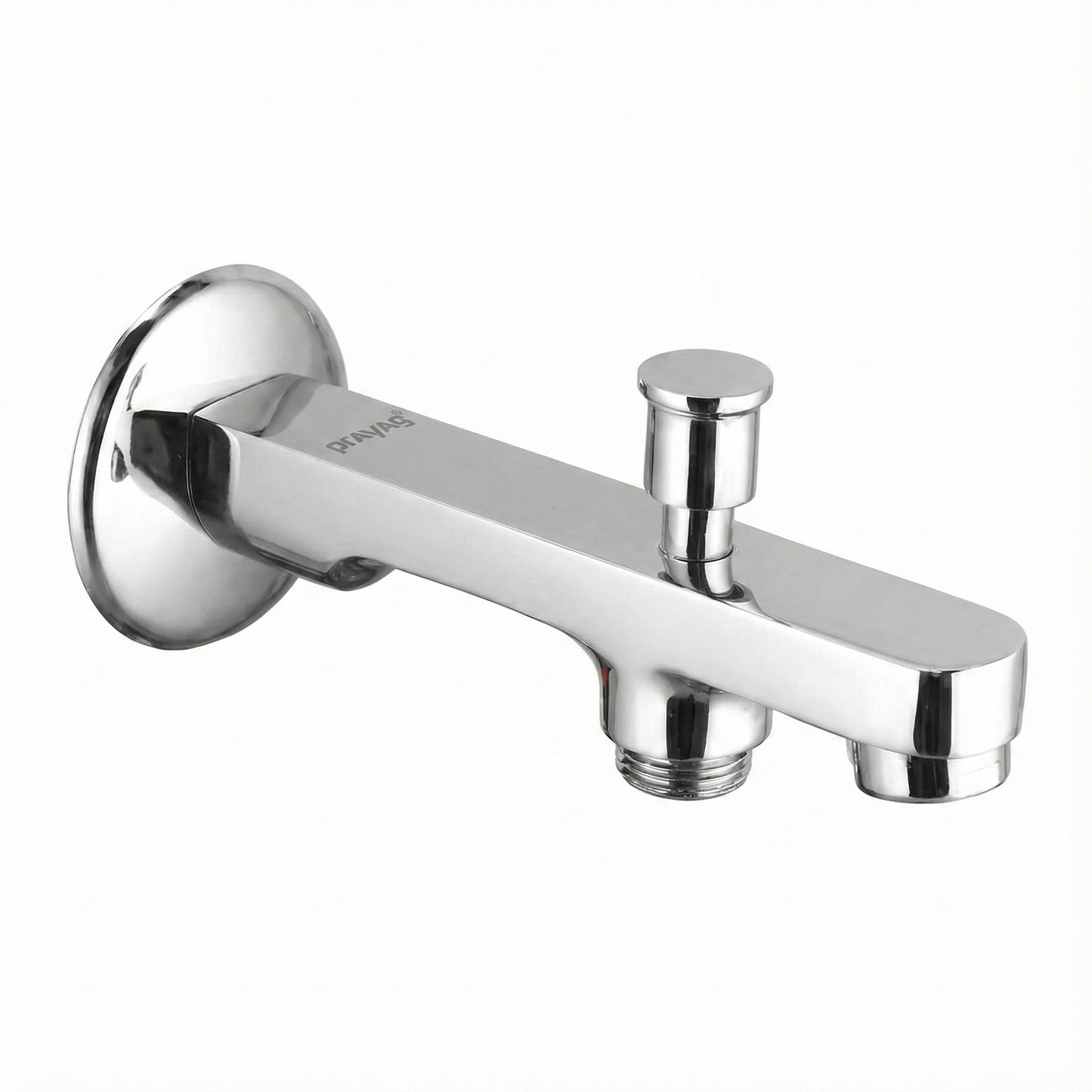 Bath Tub Spout Provision for Hand Shower with Flange Brass (Only Spout) - By Prayag