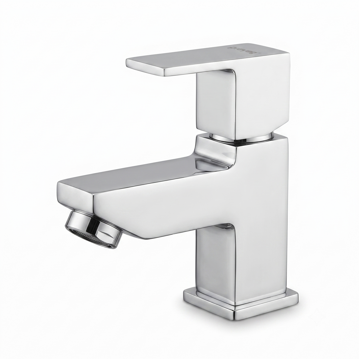 Wash Basin Pillar Tap (Short Height) Brass - By Prayag