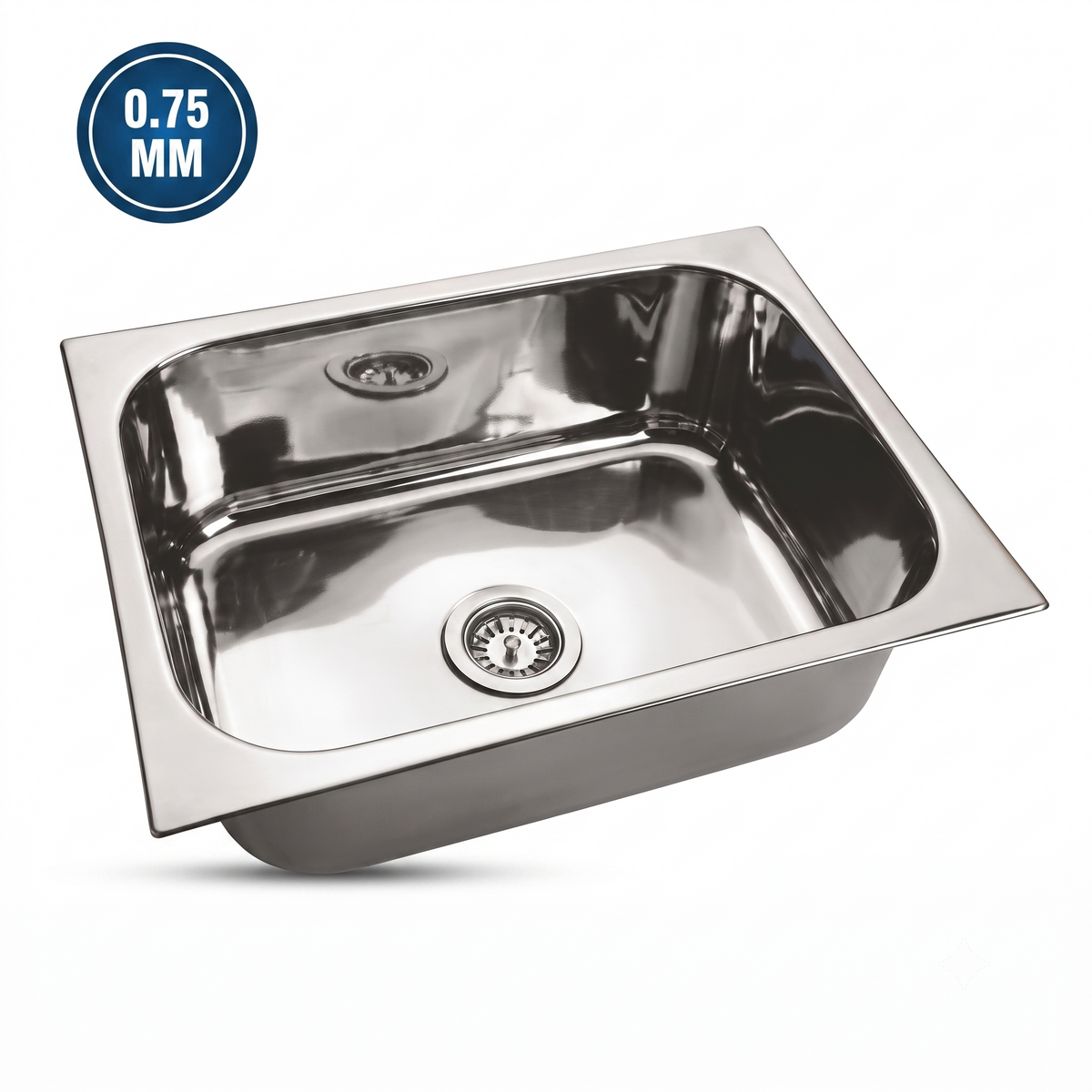 Kitchen Sink (24" x 18" x 8") 0.75mm Thinkness - made from 304 Super Steel
