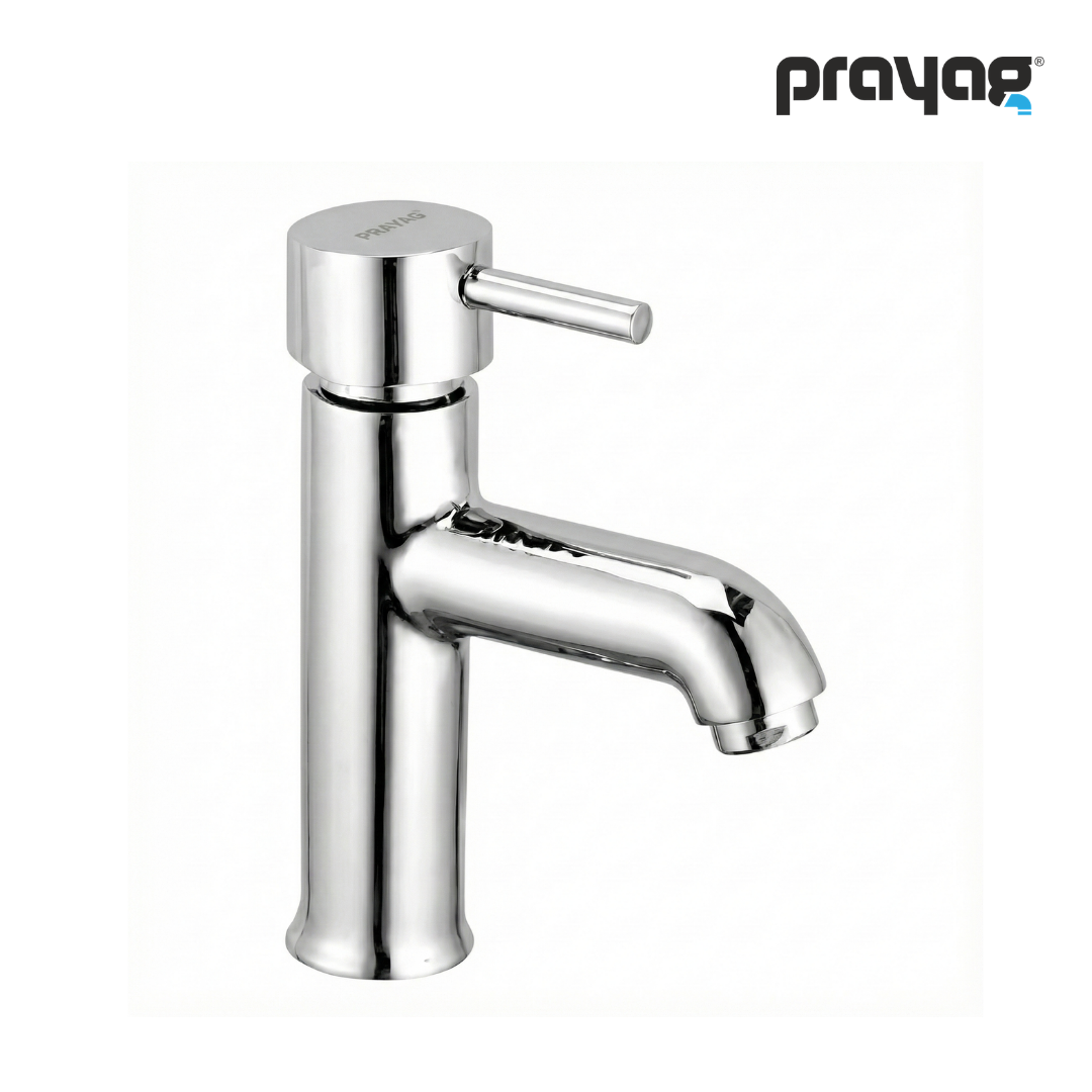 Single Lever Basin Mixer Table Mount Brass - By Prayag
