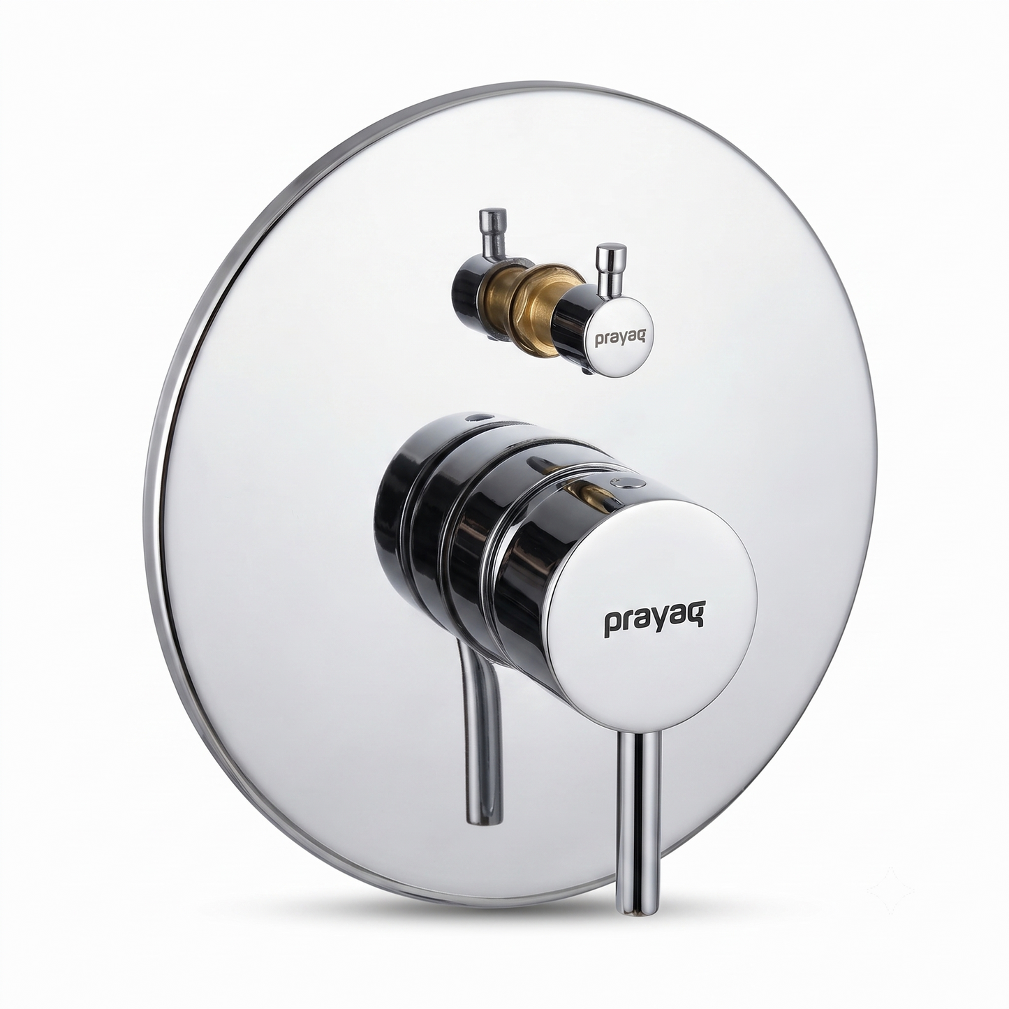 Single Lever High Flow Bath Filler (Floor Mounted) Brass - By Prayag