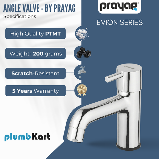 Wash Basin Pillar Tap (Short Height) Brass - By Prayag