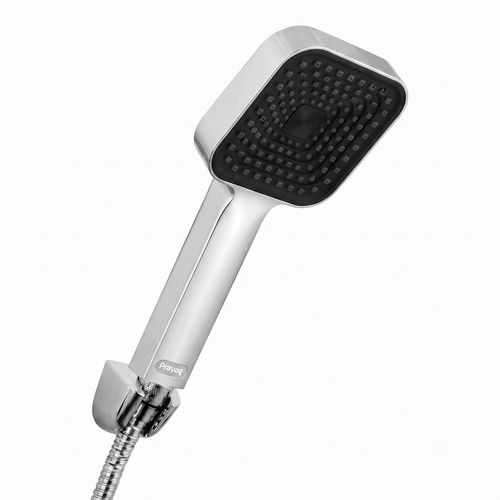 Prayag Steppo ABS Hand Shower with Tube and Holder
