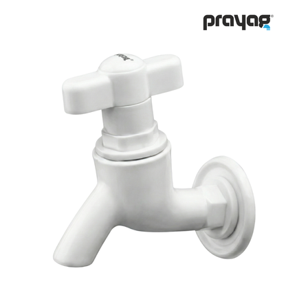 Prayag PTMT Bib Tap T-Handle White Model 120-WS