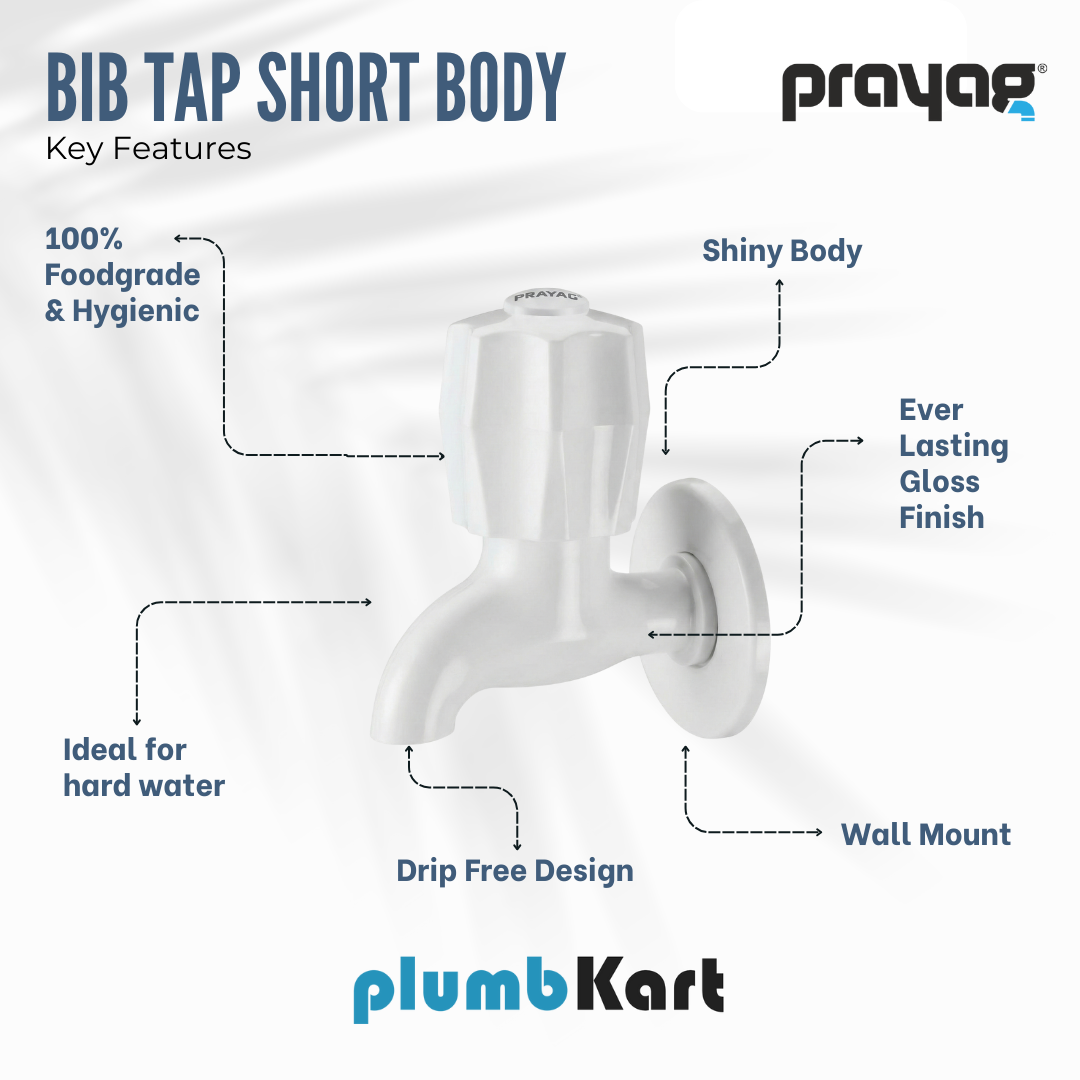 Bib Tap (Short Body) - By Prayag