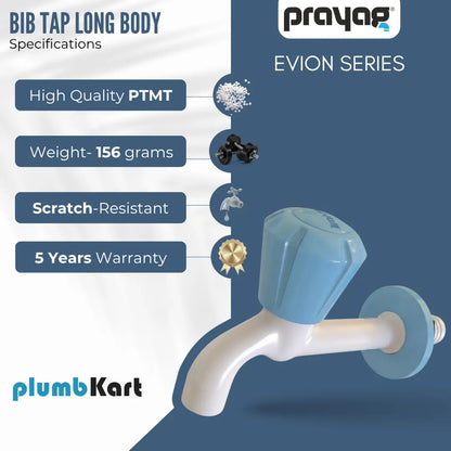 Long Body Bib Tap Foam Flow  - By Prayag