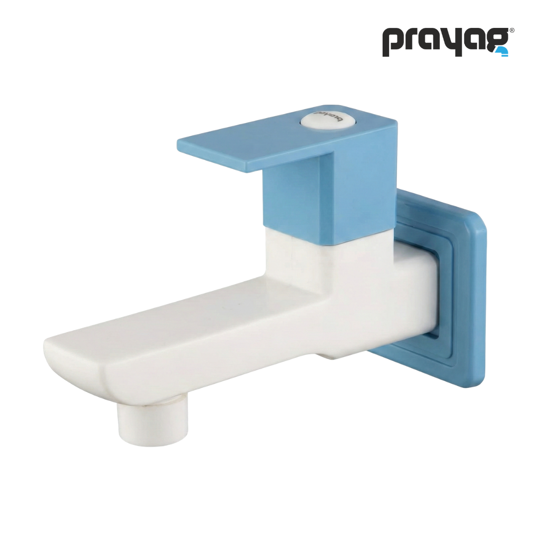 Long Body Bib Tap Foam Flow Blue Color - By Prayag