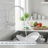 Sink Tap for Kitchen Wall Mount Foam Flow (Swing Tap) - By Prayag