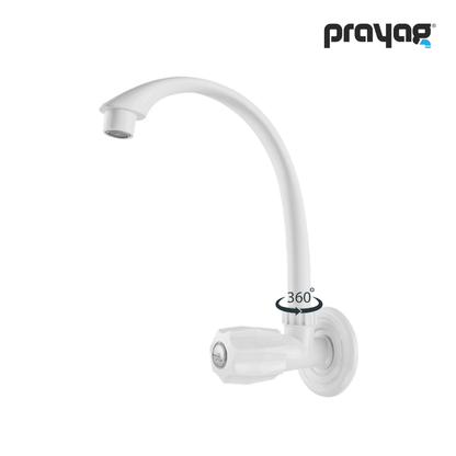 Sink Tap for Kitchen Wall Mount Foam Flow (Swing Tap) - By Prayag