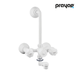 Wall Mixer with L Bend Pipe (Foam Flow) (Hot & Cold) - By Prayag