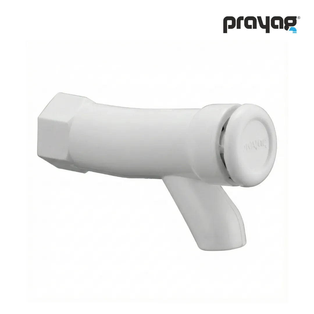 Push Tap With Spout 15mm - By Prayag