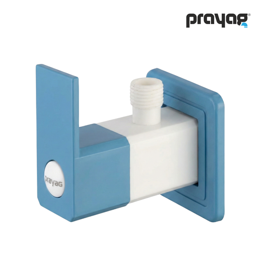 Angle Valve Blue Color - By Prayag