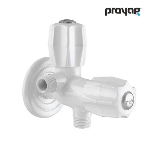 Two Way Angle Valve (Double Handle) - By Prayag