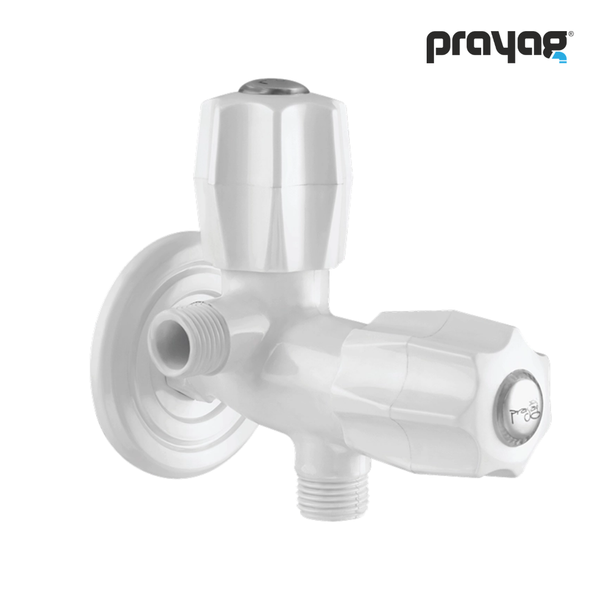 Two Way Angle Valve (Double Handle) - By Prayag