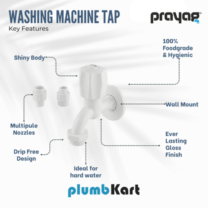 Washing Machine Tap - By Prayag