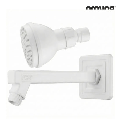 Overhead Shower 75mm + Shower Arm 225mm - By Prayag