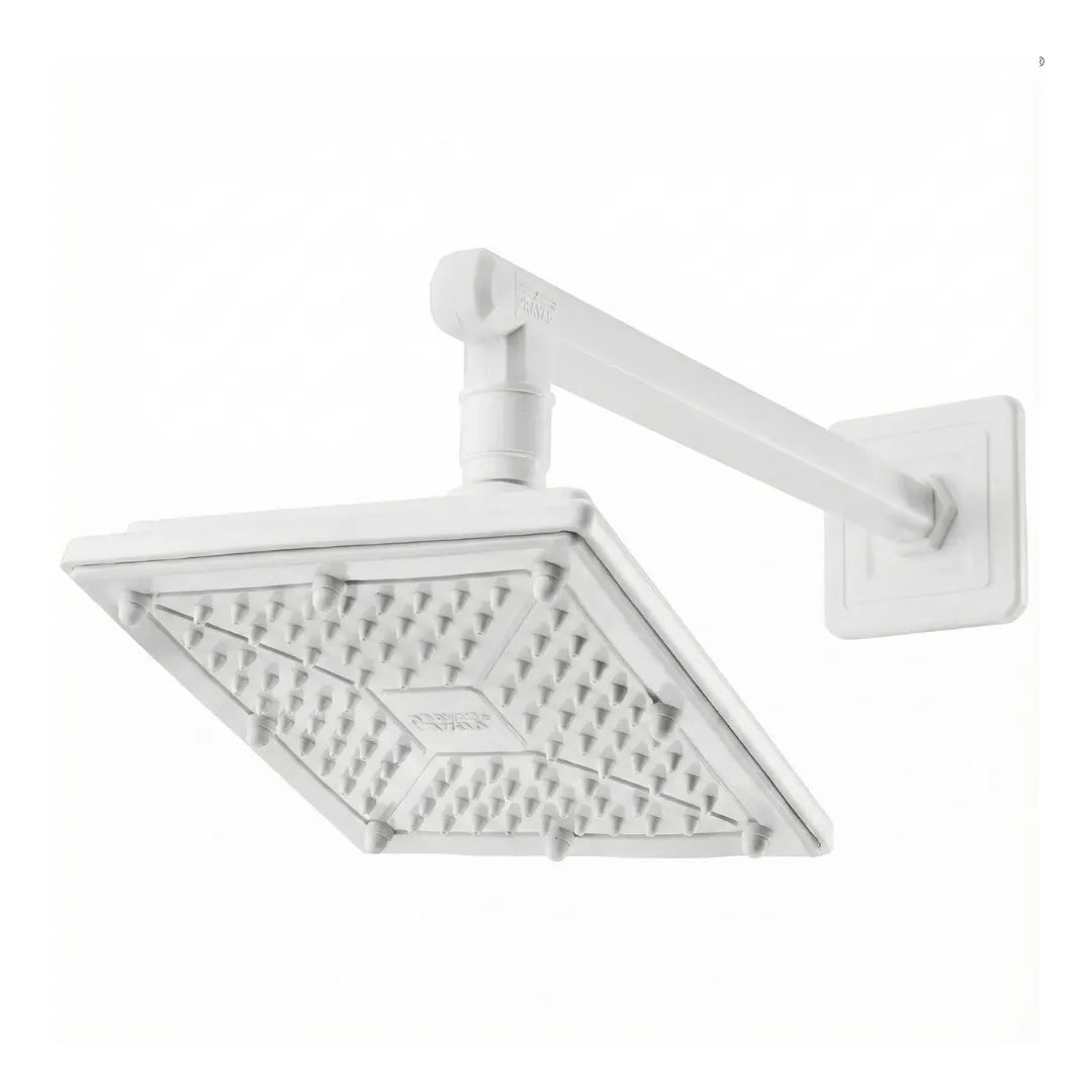 Overhead Shower 150mm x 150mm + Shower Arm 300mm - By Prayag