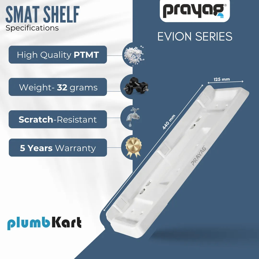 Smat Shelf 450mm (18 inch) - By Prayag