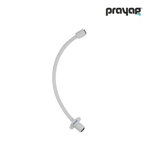18 inch Connection/Led Pipe with Nut, Collar Bush & Spanner (Pack of 2 Pcs) - By Prayag