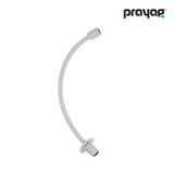 24 inch Connection Pipe with Nut, Collar Bush & Spanner (Pack of 2 Pcs) - By Prayag