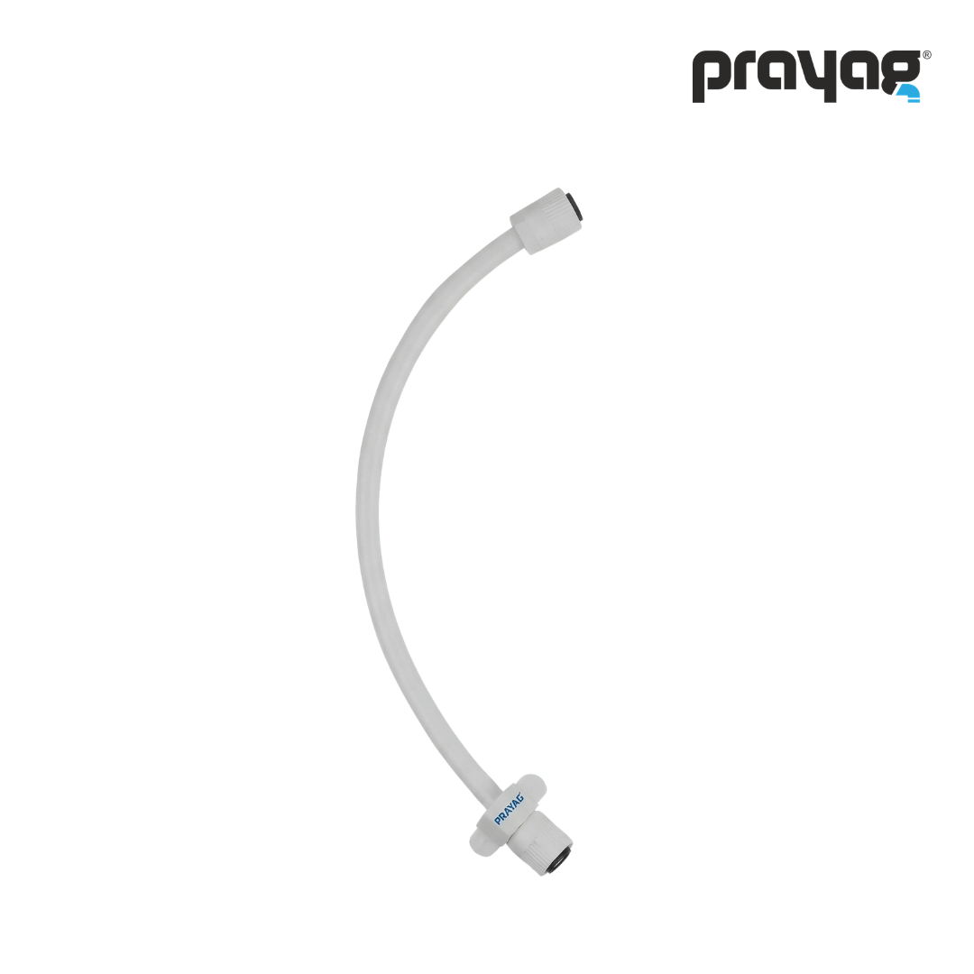 36 inch Connection/Led Pipe with Nut, Collar Bush & Spanner (Pack of 2 Pcs) - By Prayag
