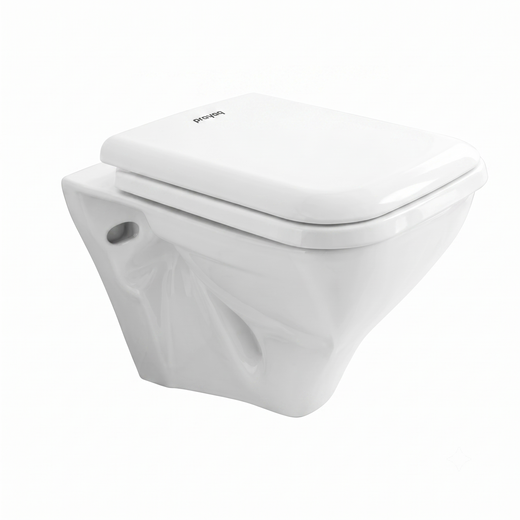 Waves Wall-Hung Commode with Soft-Close Seat - Prayag