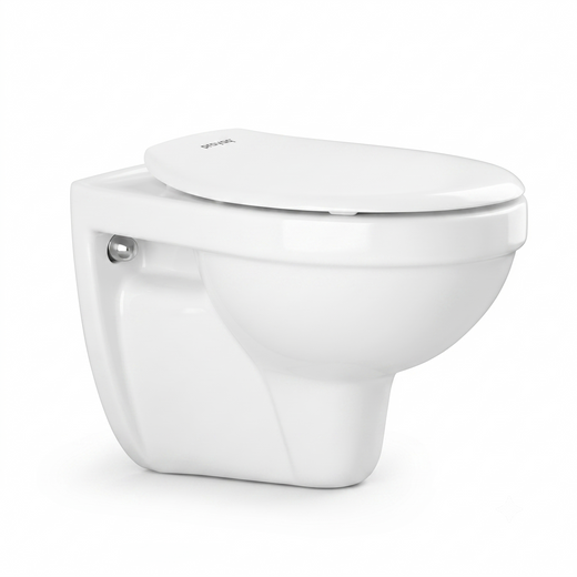 Ruby Wall-Hung Commode with Soft-Close Seat - Prayag