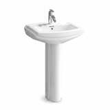 Prayag Daisy Wash Basin with Pedestal 550mm
