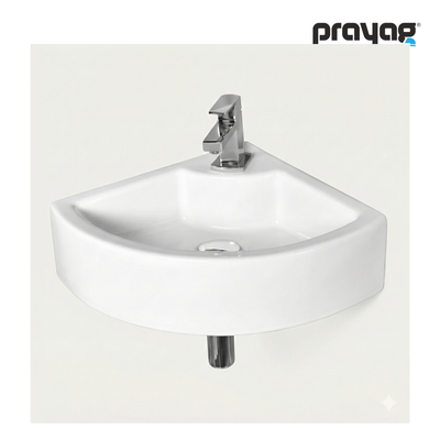 Waves Square Corner Wash Basin - Prayag