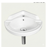Prayag Linea Round Corner Wash Basin