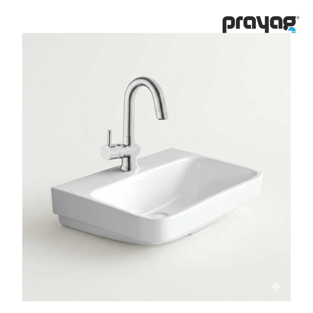 Prayag Sierra Thin-Rim Wash Basin