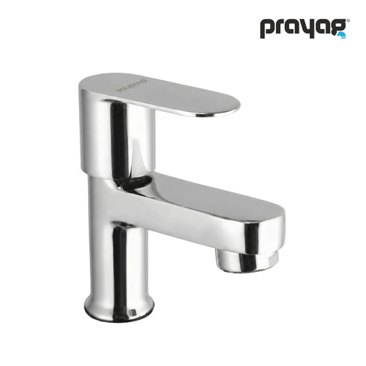 Wash Basin Pillar Tap (Short Height) Brass - By Prayag