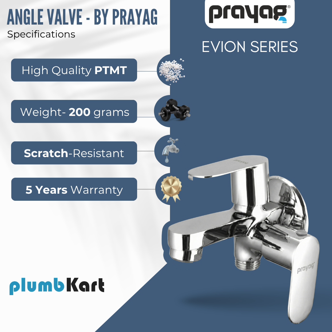 Two Way Bib Tap Foam Flow (Double Handle) Brass - By Prayag