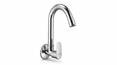 Sink Tap for Kitchen Wall Mount Foam Flow (Swing Tap) Brass - By Prayag