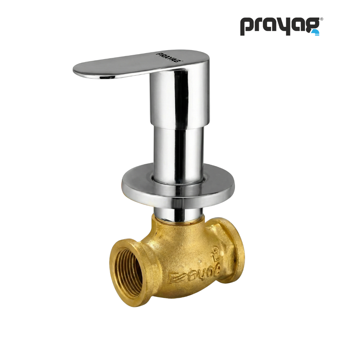 Concealed Stop Cock 20mm Brass - By Prayag
