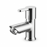 Wash Basin Pillar Tap (Short Height) Brass - By Prayag