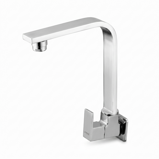 Sink Tap for Kitchen Wall Mount Foam Flow (Swing Tap) Brass - By Prayag