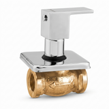 Concealed Stop Cock 15mm Brass - By Prayag