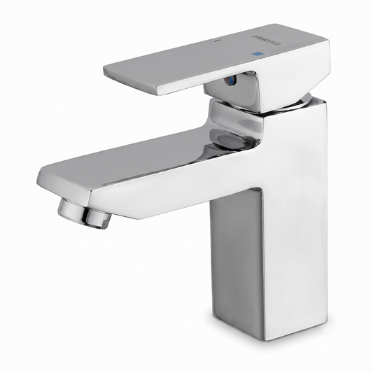 Single Lever Basin Mixer Table Mount Brass - By Prayag