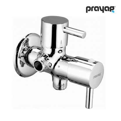 Prayag Two Way Brass Angle Valve Evian