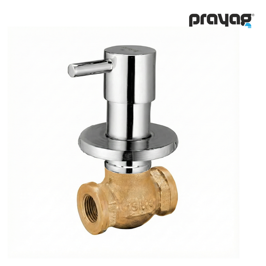 Concealed Stop Cock 15mm Brass - By Prayag