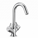 Center Hole Basin Mixer without Popup Brass - By Prayag