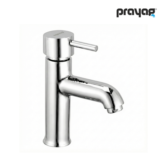 Single Lever Basin Mixer Table Mount Brass - By Prayag