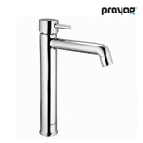 Single Lever Basin Mixer Table Mount (Tall Body) Brass - By Prayag