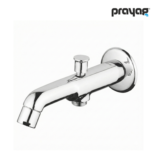 Bath Tub Spout Provision for Hand Shower with Flange Brass (Only Spout) - By Prayag