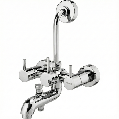 Prayag 3-in-1 Wall Mixer with Wall Flange Laguna
