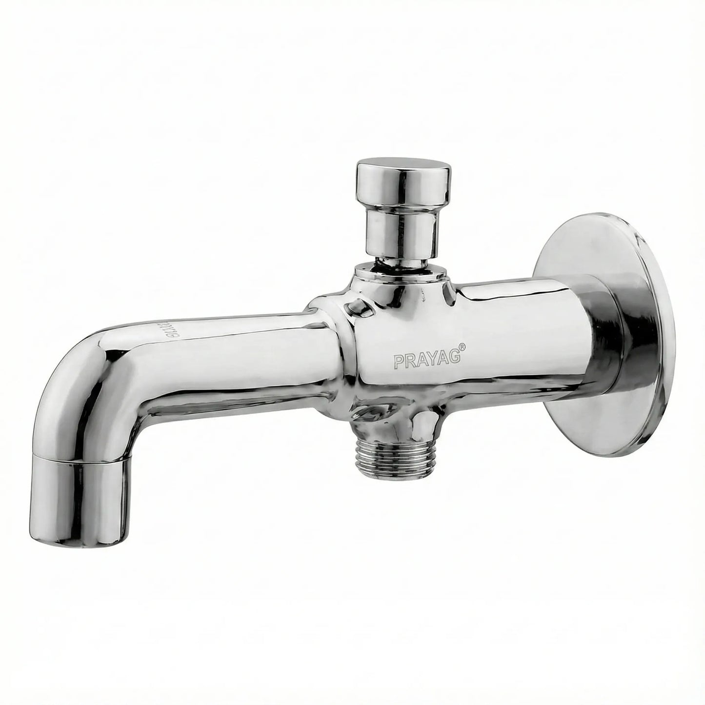 Bath Tub Spout Provision for Hand Shower with Flange Brass (Only Spout) - By Prayag