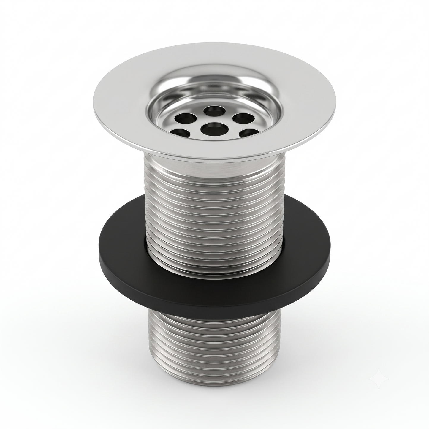 SS Waste Coupling Light (Full Thread) 32mm Brass - By Prayag